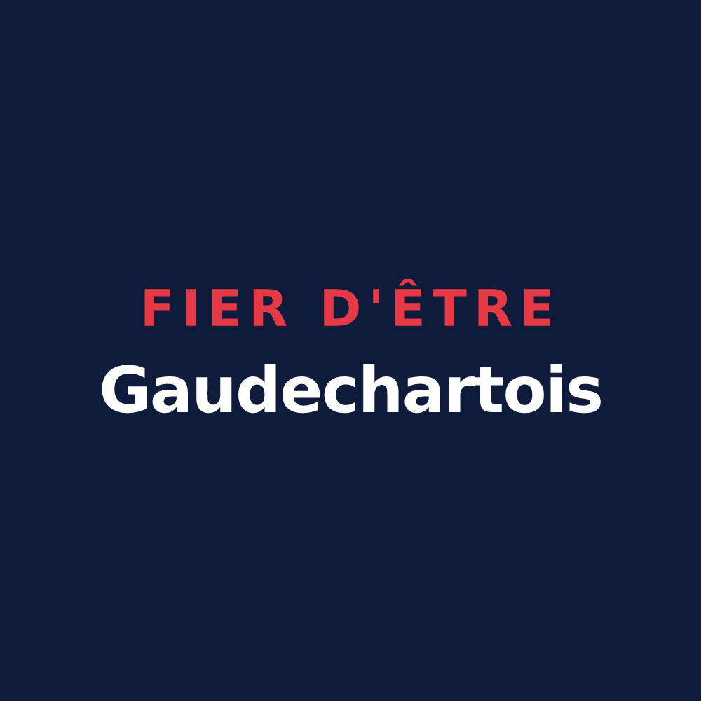 T-shirt « Fier d'être Gaudechartois » — design pour Gaudechart