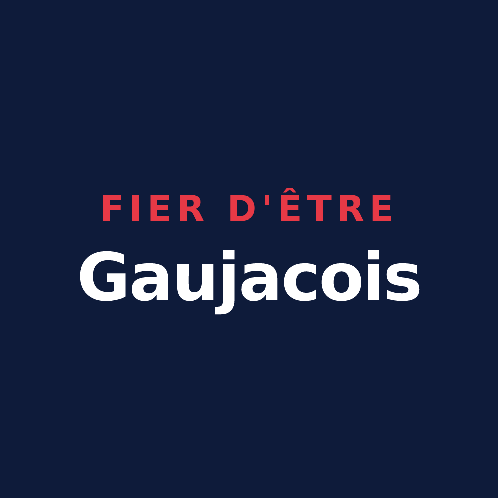 T-shirt « Fier d'être Gaujacois » — design pour Gaugeac