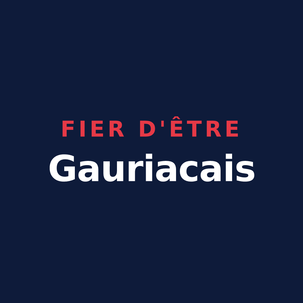 T-shirt « Fier d'être Gauriacais » — design pour Gauriac