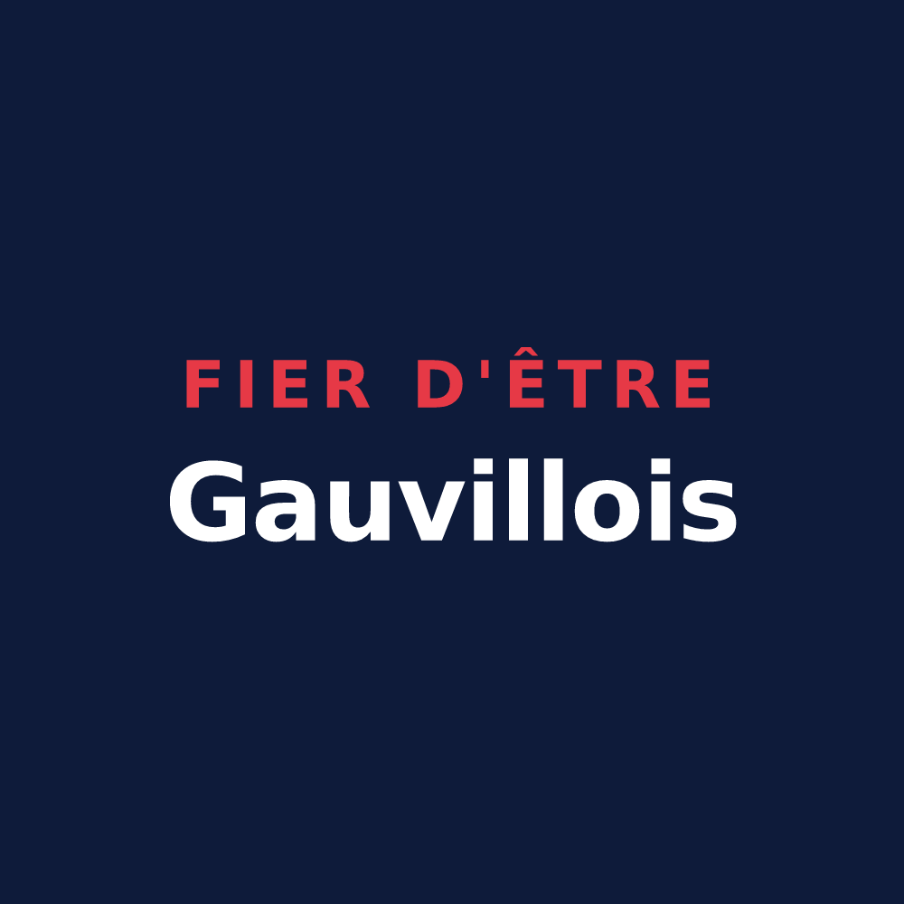 T-shirt « Fier d'être Gauvillois » — design pour Gauville