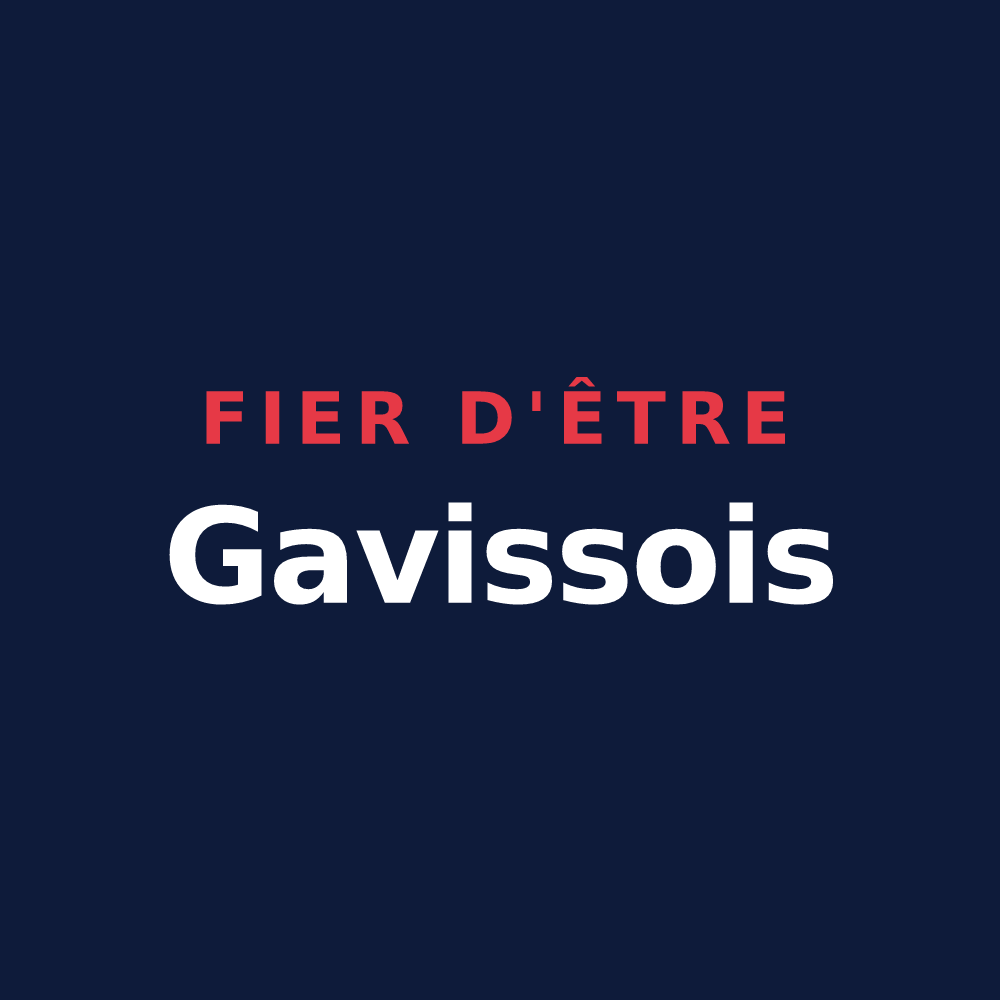 T-shirt « Fier d'être Gavissois » — design pour Gavisse