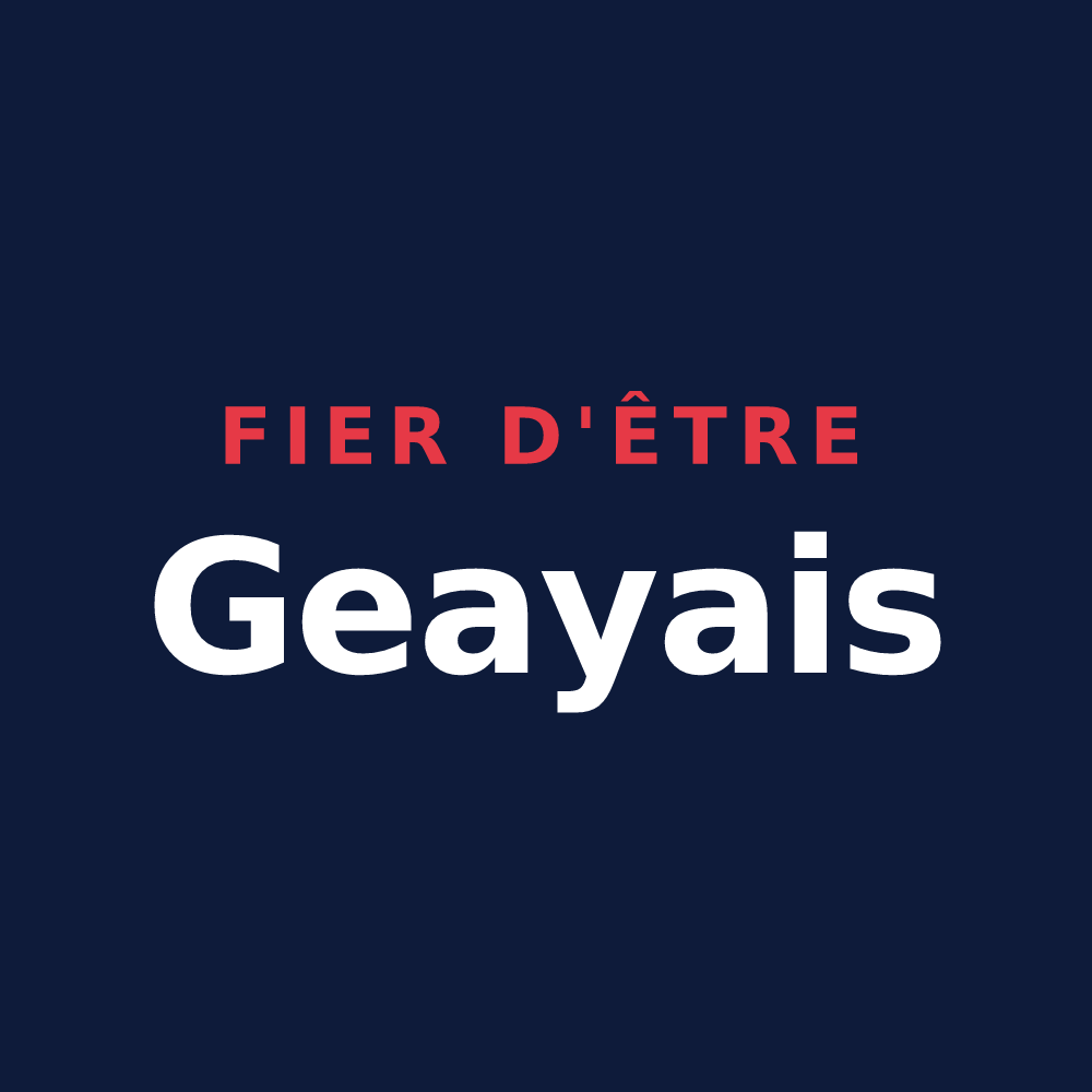 T-shirt « Fier d'être Geayais » — design pour Geay