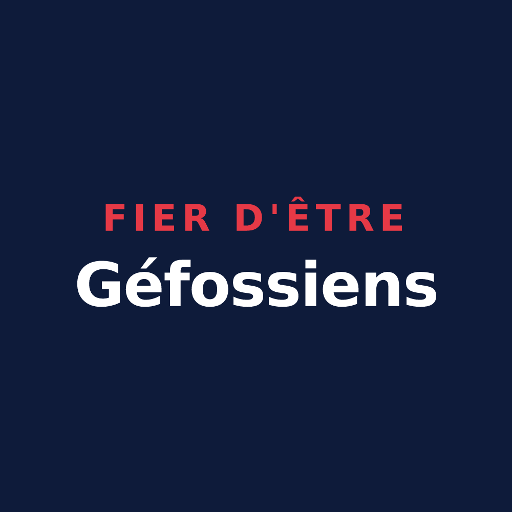 T-shirt « Fier d'être Géfossiens » — design pour Géfosse-Fontenay