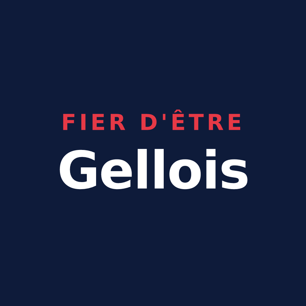 T-shirt « Fier d'être Gellois » — design pour Gelles