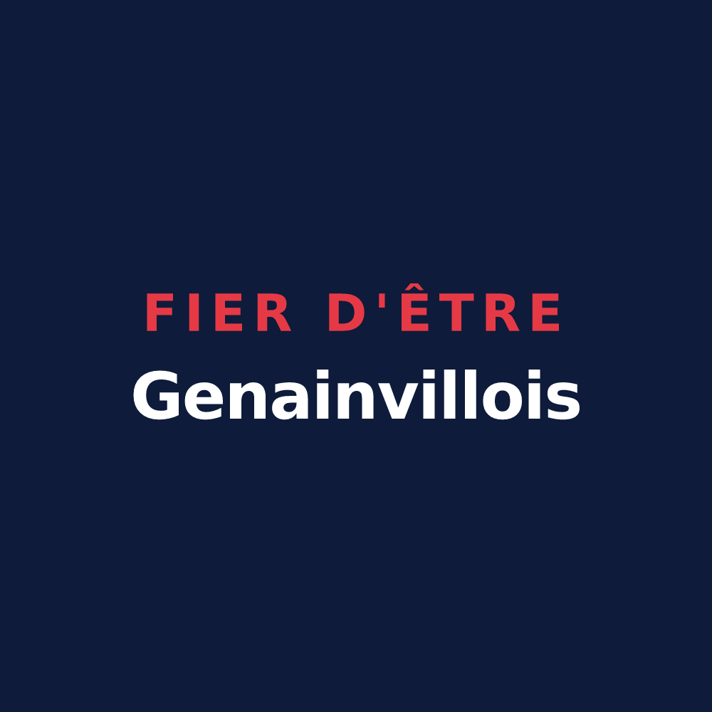 T-shirt « Fier d'être Genainvillois » — design pour Genainville