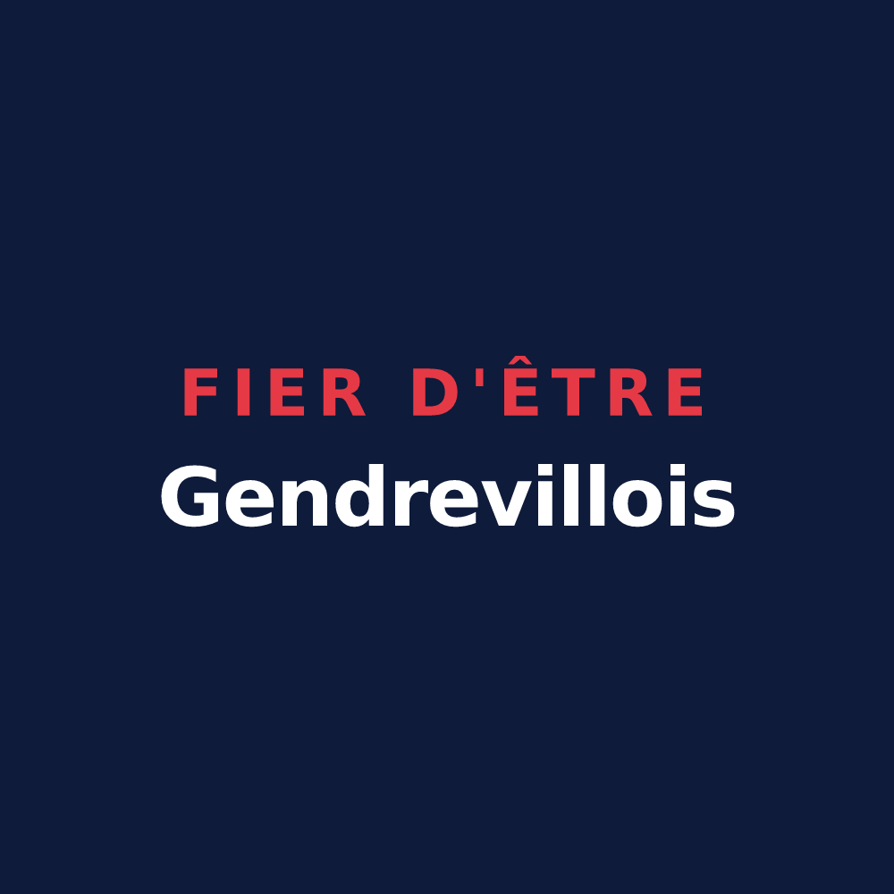 T-shirt « Fier d'être Gendrevillois » — design pour Gendreville