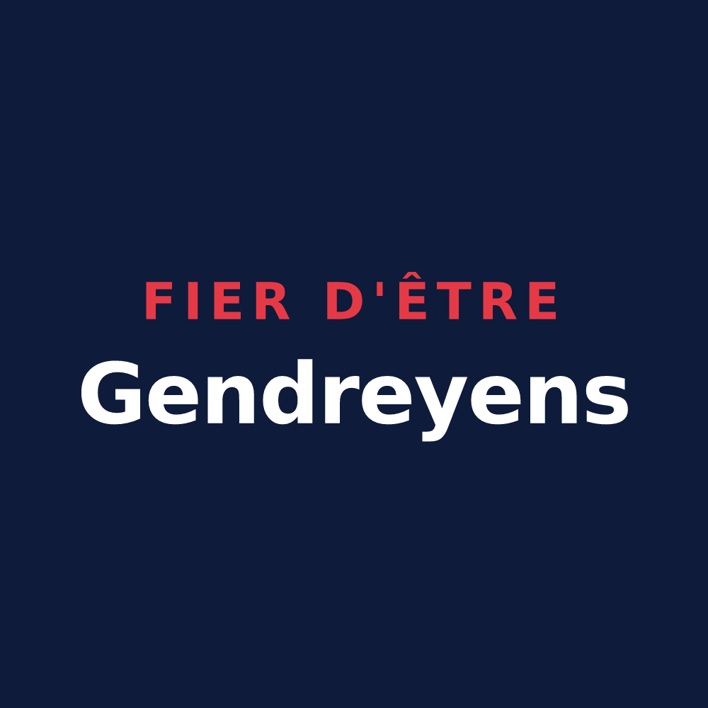 T-shirt « Fier d'être Gendreyens » — design pour Gendrey