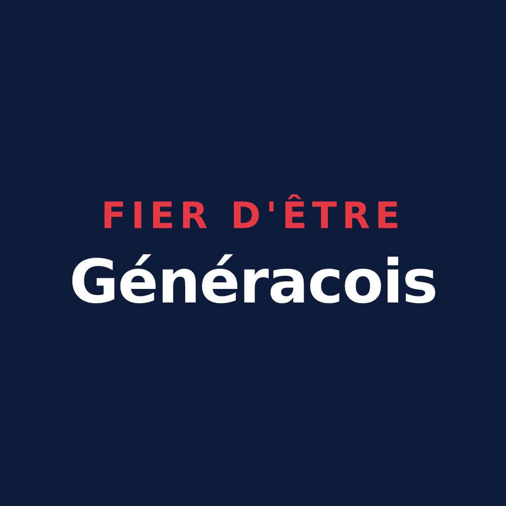 T-shirt « Fier d'être Généracois » — design pour Générac
