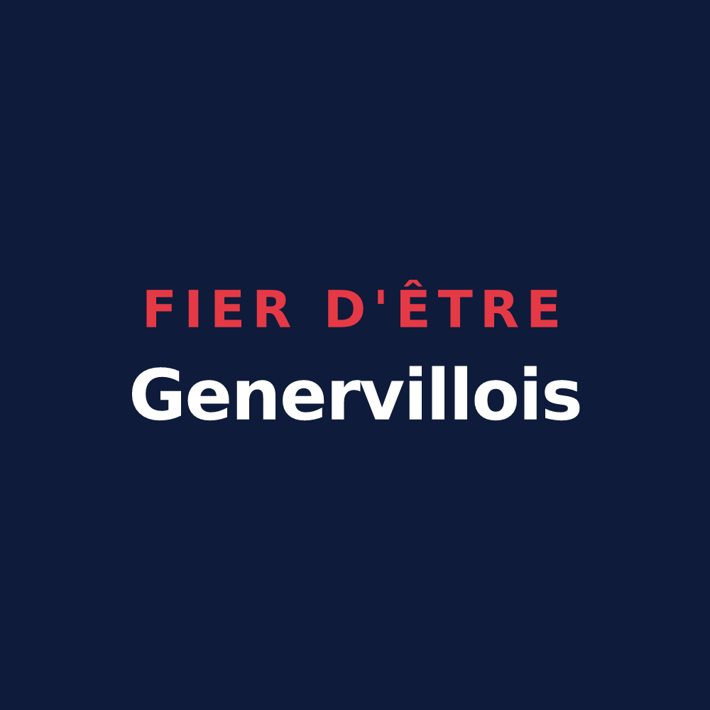 T-shirt « Fier d'être Genervillois » — design pour Generville