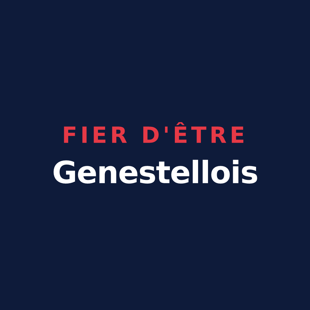 T-shirt « Fier d'être Genestellois » — design pour Genestelle