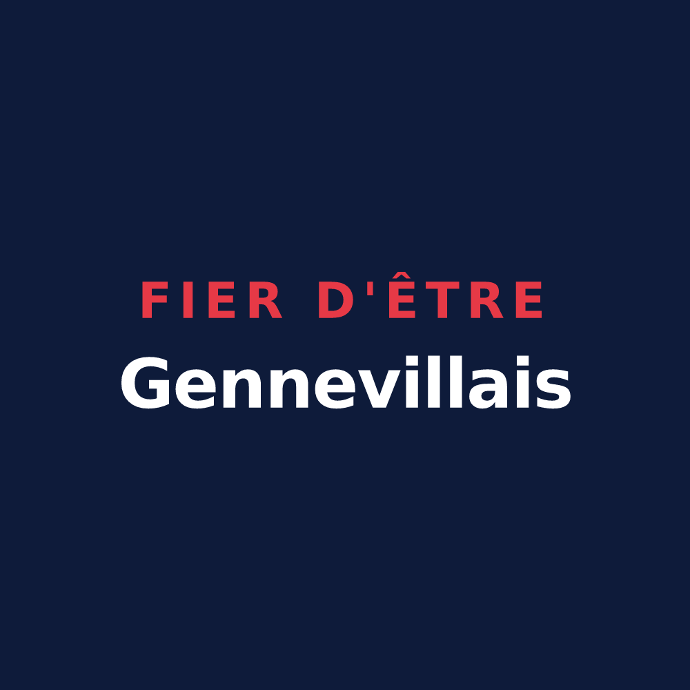 T-shirt « Fier d'être Gennevillais » — design pour Genneville