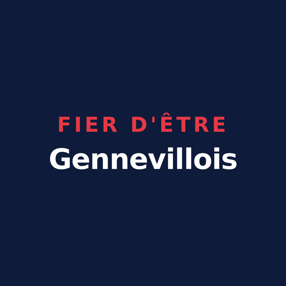 T-shirt « Fier d'être Gennevillois » — design pour Gennevilliers