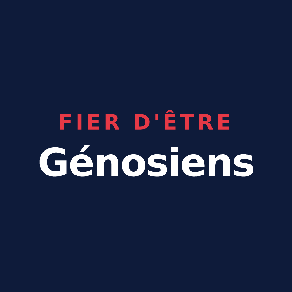 T-shirt « Fier d'être Génosiens » — design pour Génos