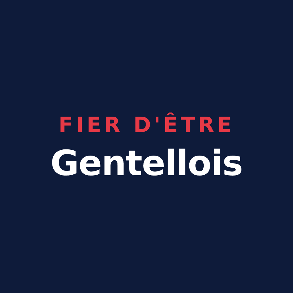 T-shirt « Fier d'être Gentellois » — design pour Gentelles