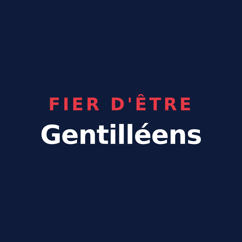 T-shirt « Fier d'être Gentilléens » — design pour Gentilly