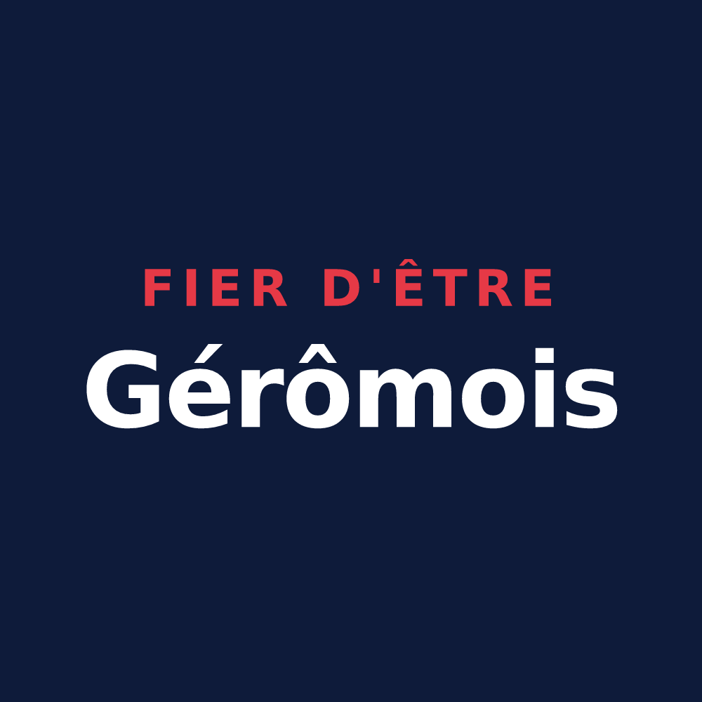 T-shirt « Fier d'être Gérômois » — design pour Gérardmer