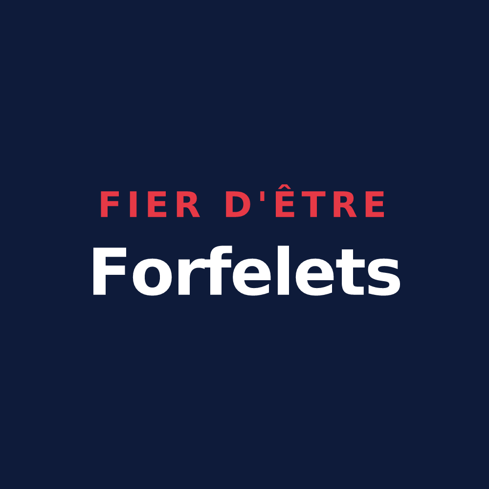 T-shirt « Fier d'être Forfelets » — design pour Gerbépal