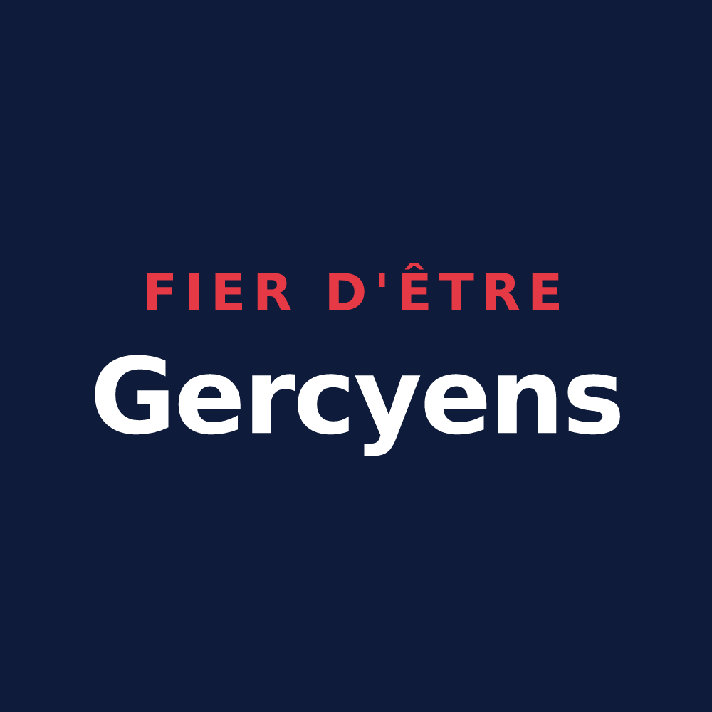 T-shirt « Fier d'être Gercyens » — design pour Gercy