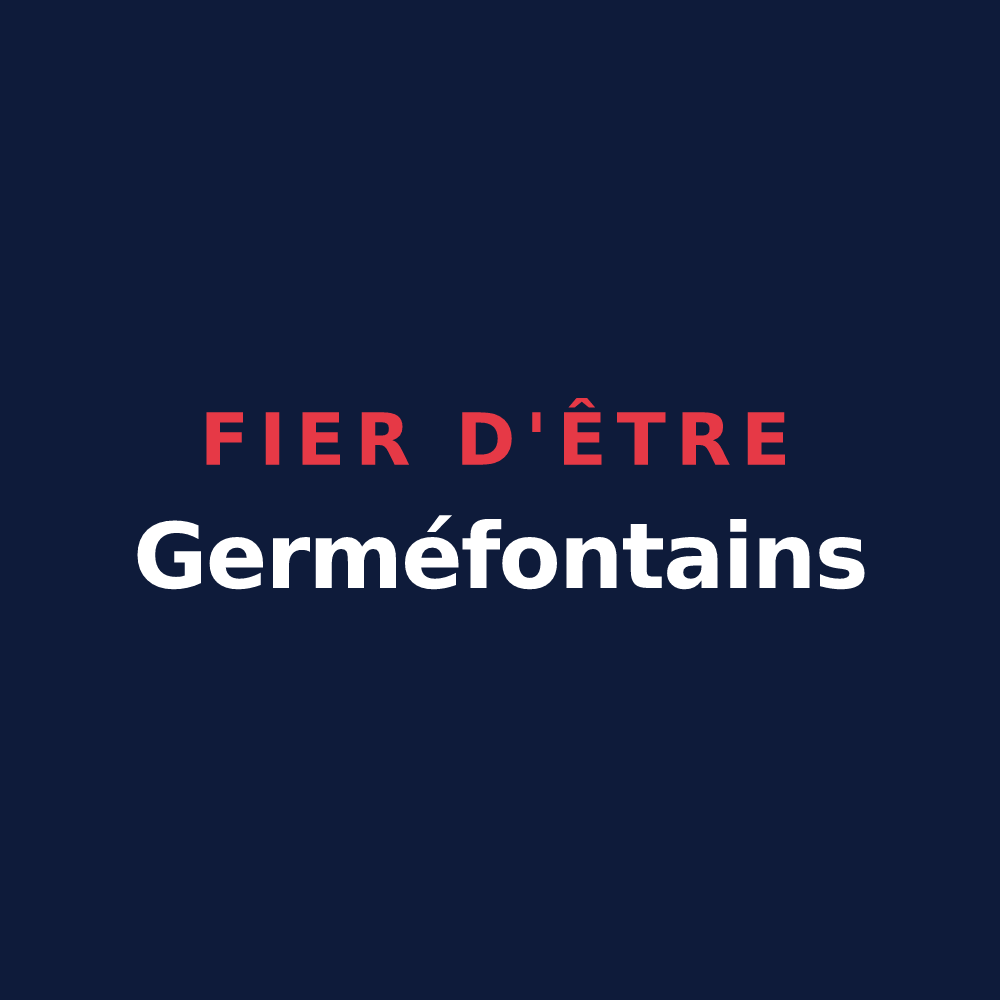T-shirt « Fier d'être Germéfontains » — design pour Germéfontaine