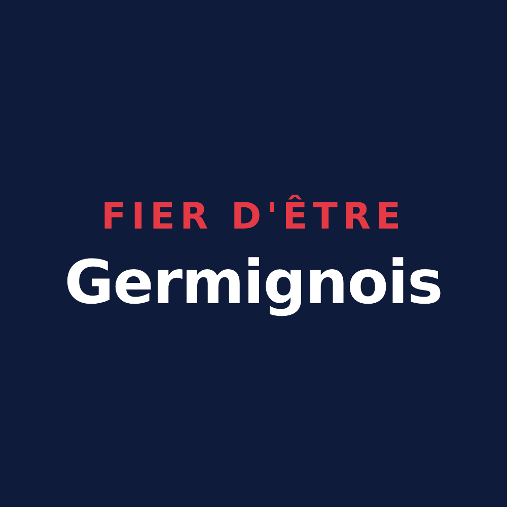 T-shirt « Fier d'être Germignois » — design pour Germigny-l'Évêque