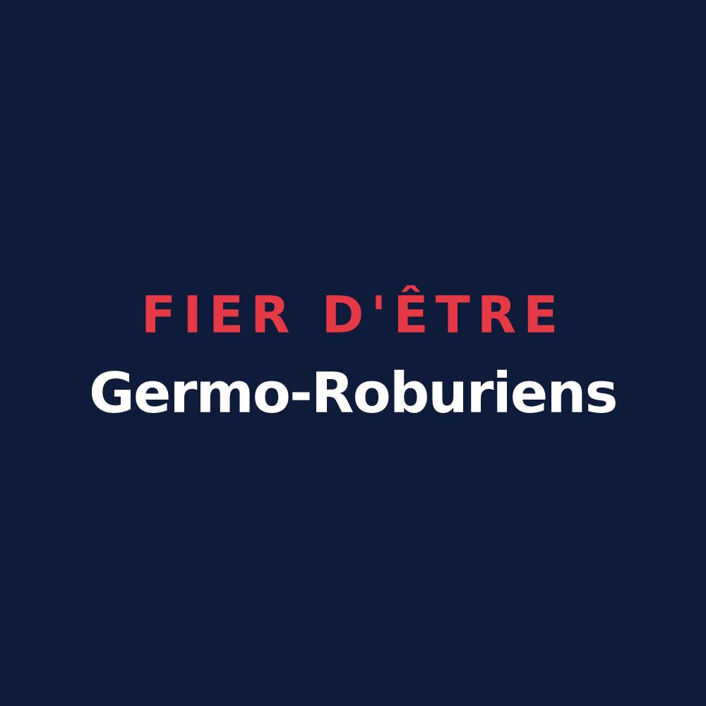 T-shirt « Fier d'être Germo-Roburiens » — design pour Germond-Rouvre