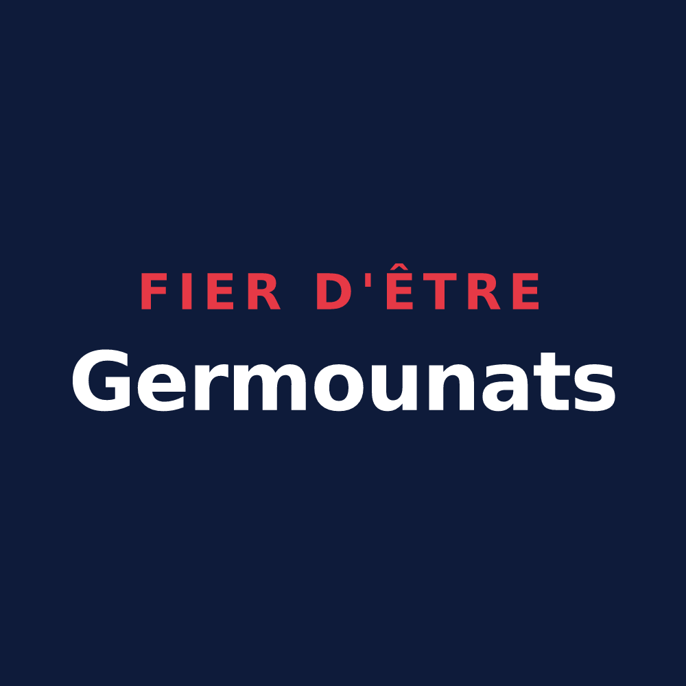 T-shirt « Fier d'être Germounats » — design pour Germont