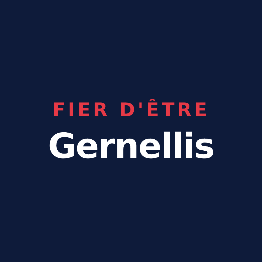 T-shirt « Fier d'être Gernellis » — design pour Gernelle