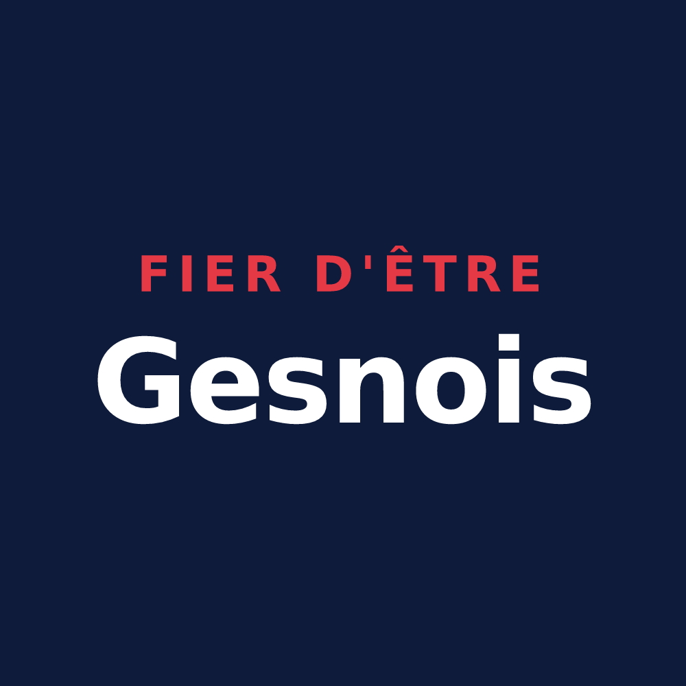T-shirt « Fier d'être Gesnois » — design pour Gesnes-le-Gandelin