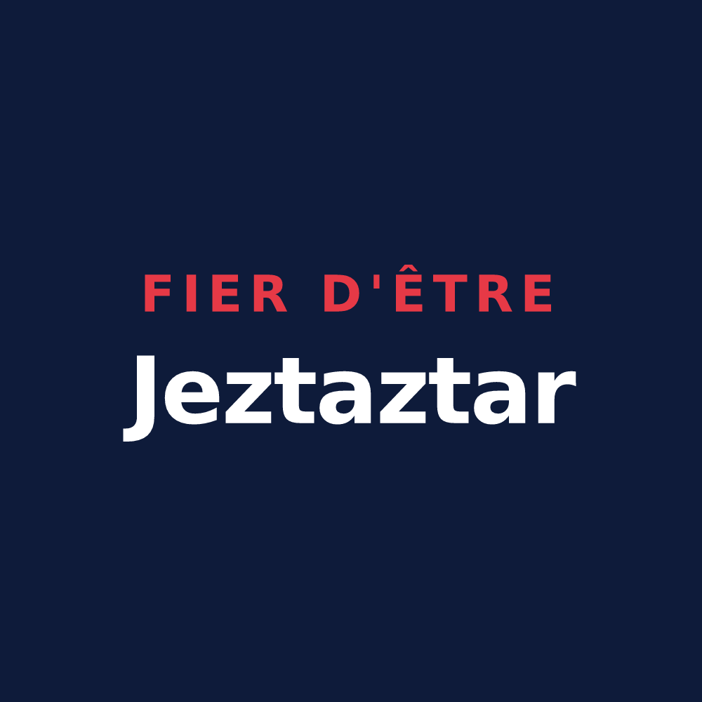 T-shirt « Fier d'être Jeztaztar » — design pour Gestas