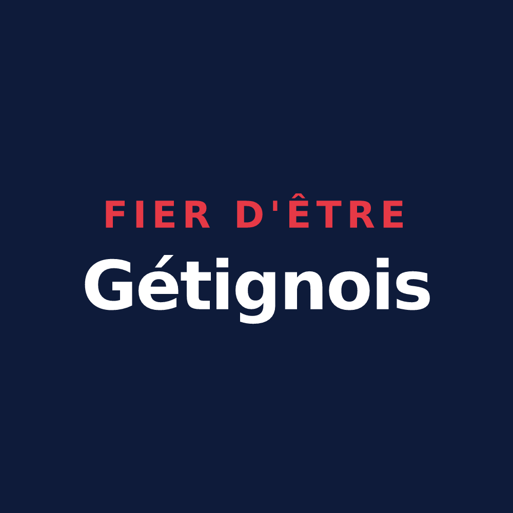T-shirt « Fier d'être Gétignois » — design pour Gétigné
