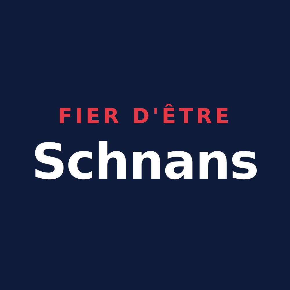 T-shirt « Fier d'être Schnans » — design pour Gevigney-et-Mercey