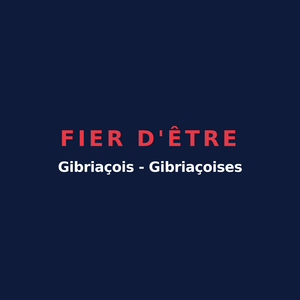 T-shirt « Fier d'être Gibriaçois - Gibriaçoises » — design pour Gevrey-Chambertin