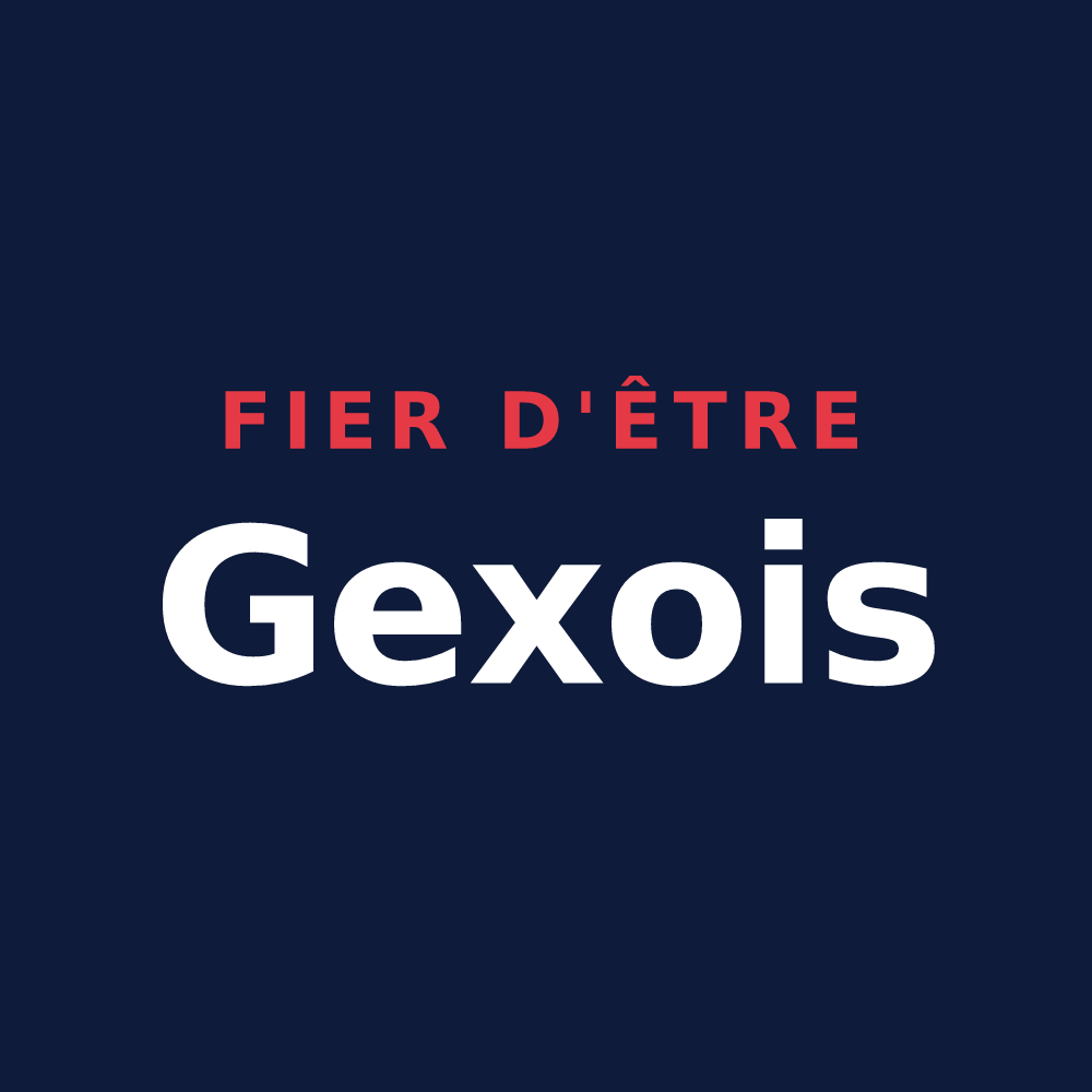 T-shirt « Fier d'être Gexois » — design pour Gex