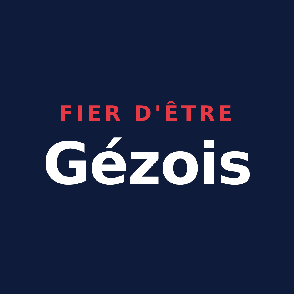 T-shirt « Fier d'être Gézois » — design pour Gez
