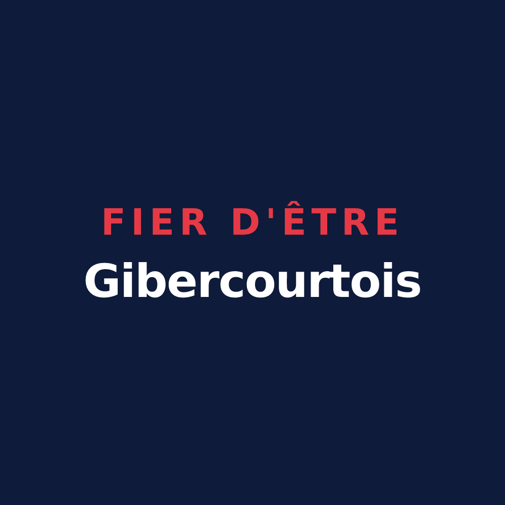 T-shirt « Fier d'être Gibercourtois » — design pour Gibercourt