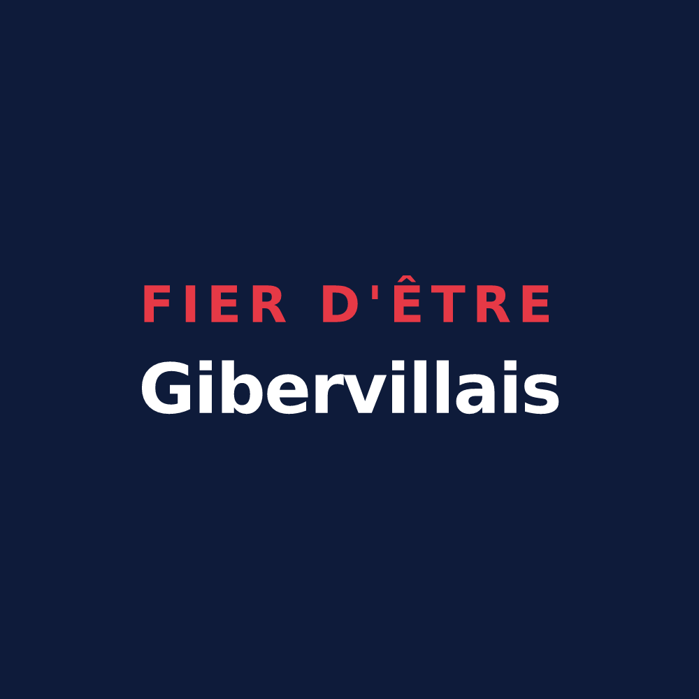T-shirt « Fier d'être Gibervillais » — design pour Giberville