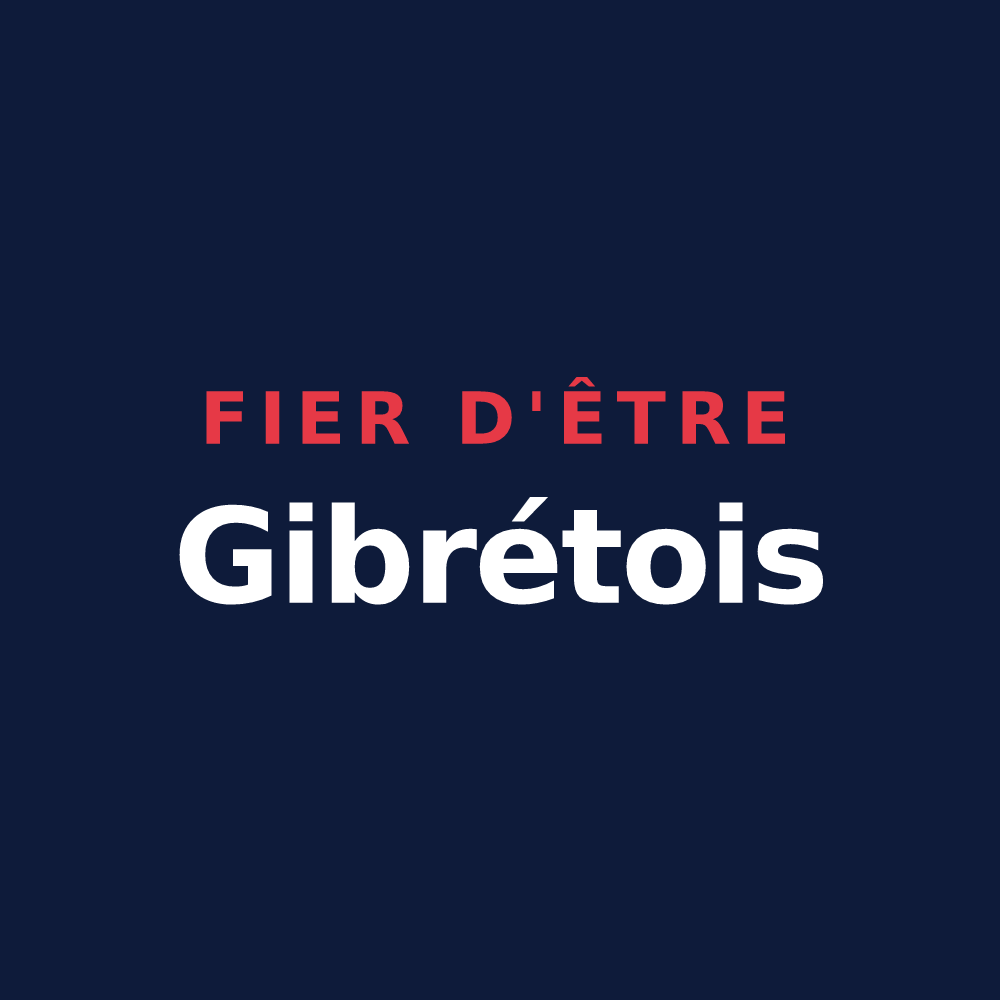 T-shirt « Fier d'être Gibrétois » — design pour Gibret