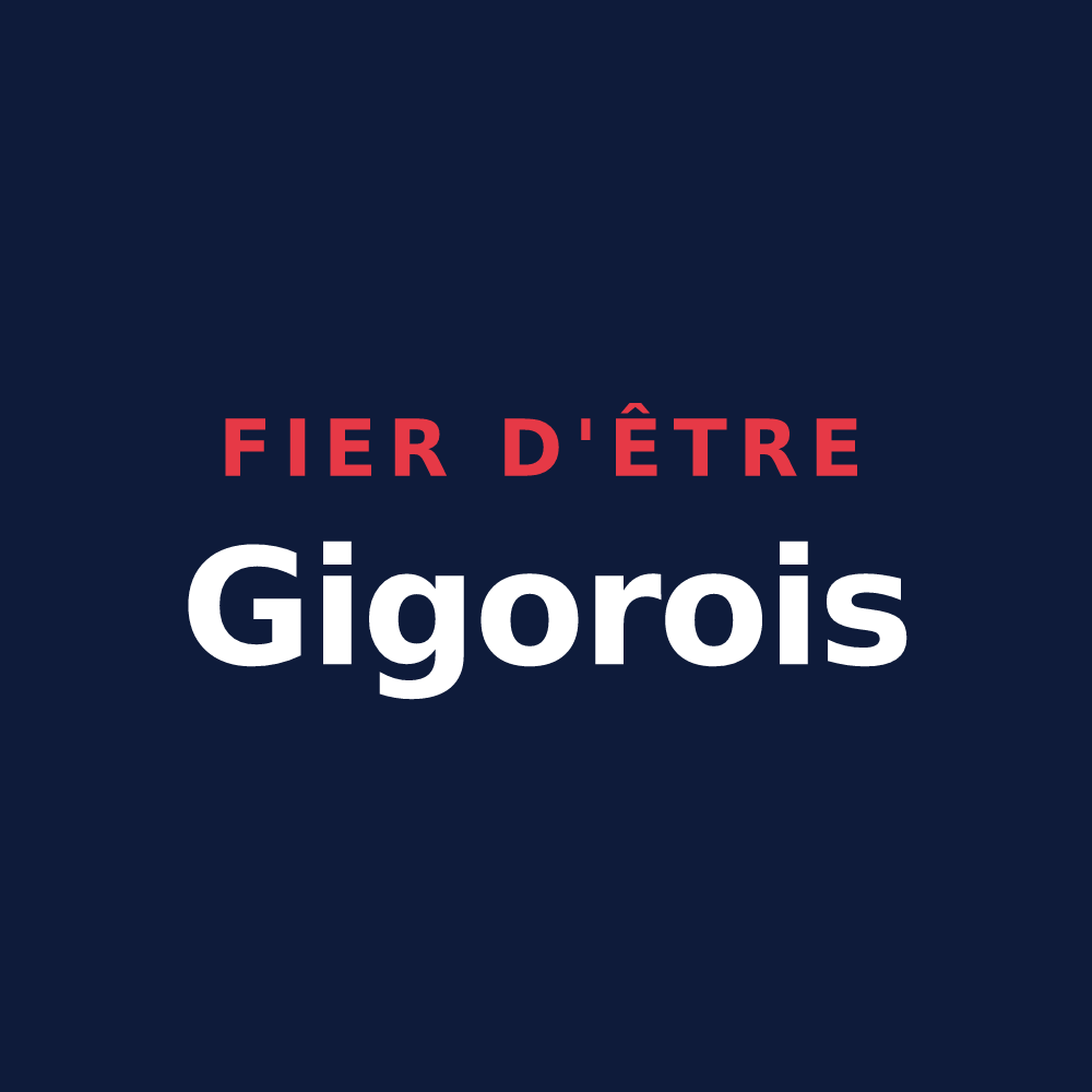 T-shirt « Fier d'être Gigorois » — design pour Gigors-et-Lozeron