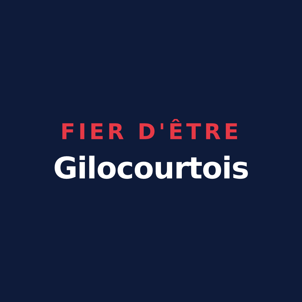 T-shirt « Fier d'être Gilocourtois » — design pour Gilocourt