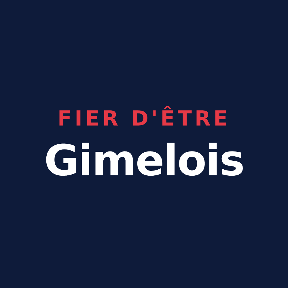 T-shirt « Fier d'être Gimelois » — design pour Gimel-les-Cascades