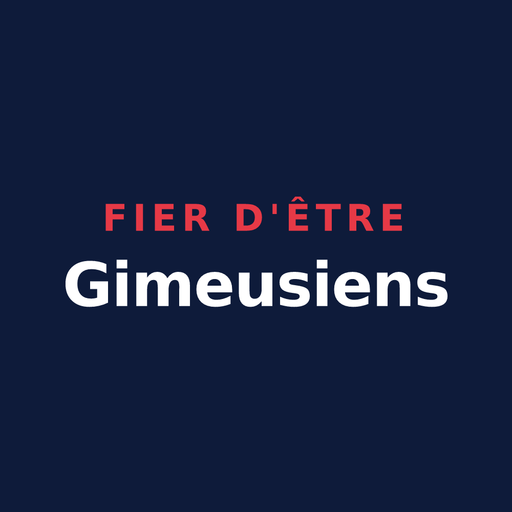 T-shirt « Fier d'être Gimeusiens » — design pour Gimeux