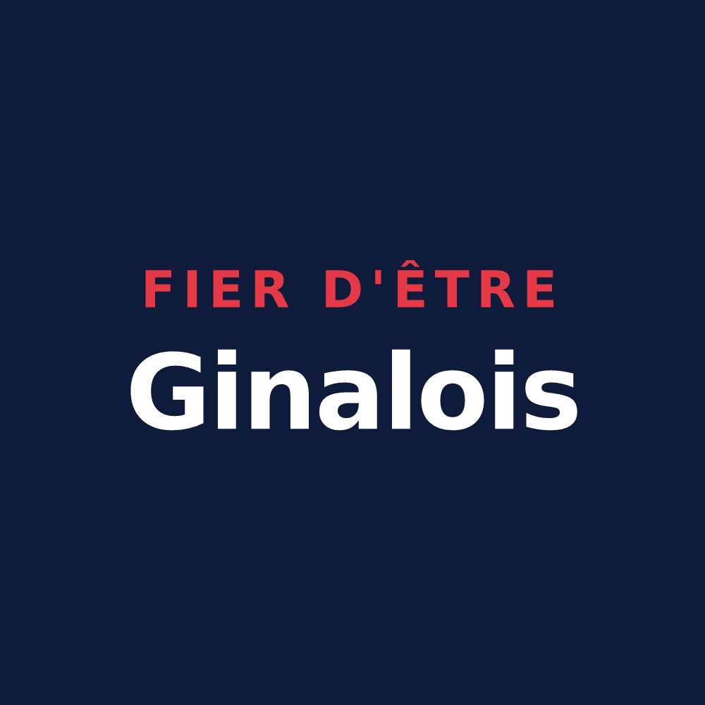 T-shirt « Fier d'être Ginalois » — design pour Ginals