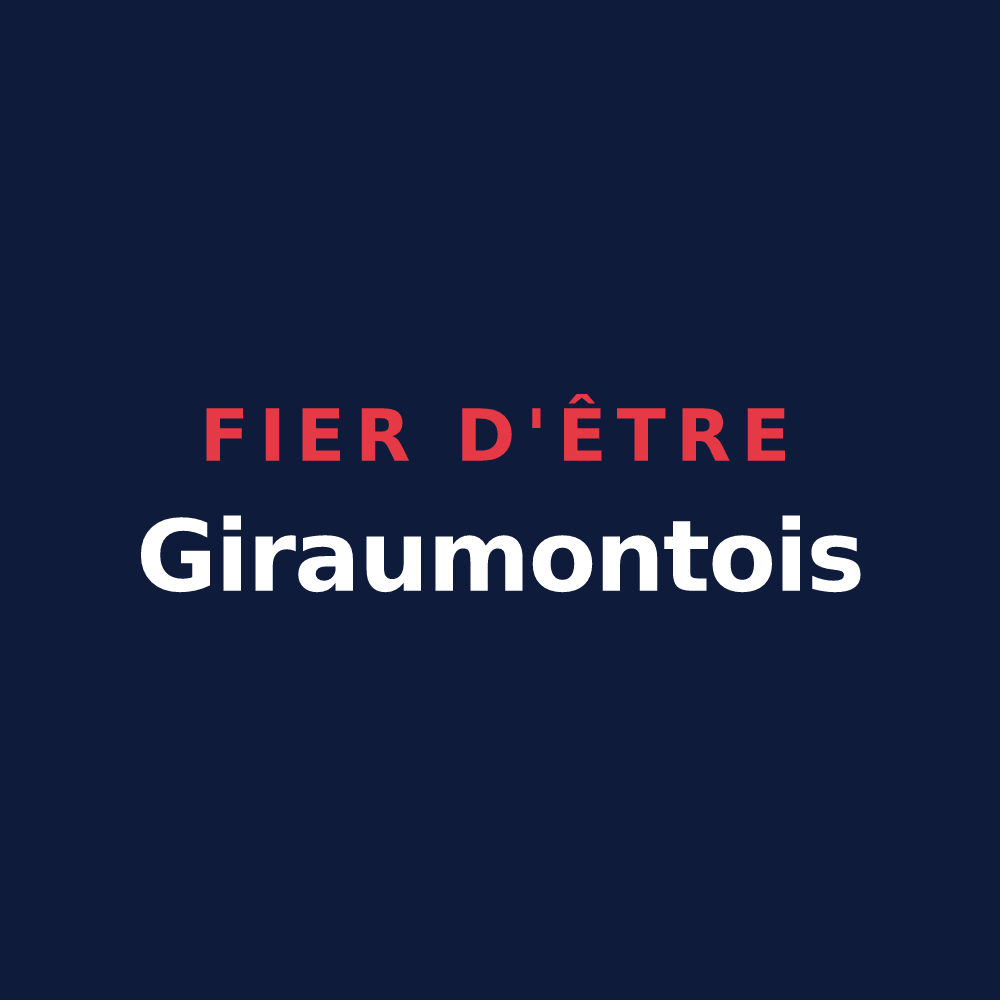 T-shirt « Fier d'être Giraumontois » — design pour Giraumont