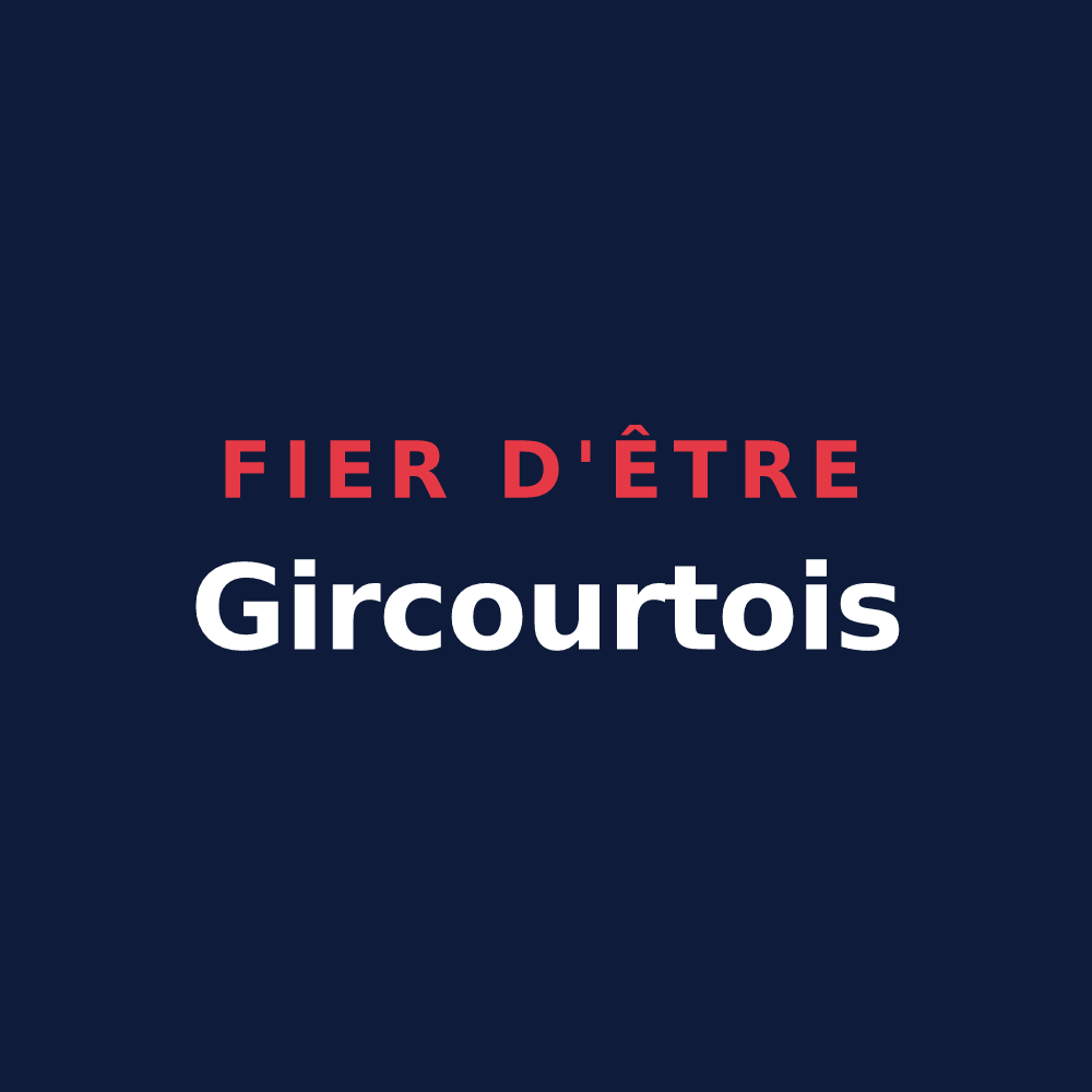 T-shirt « Fier d'être Gircourtois » — design pour Gircourt-lès-Viéville