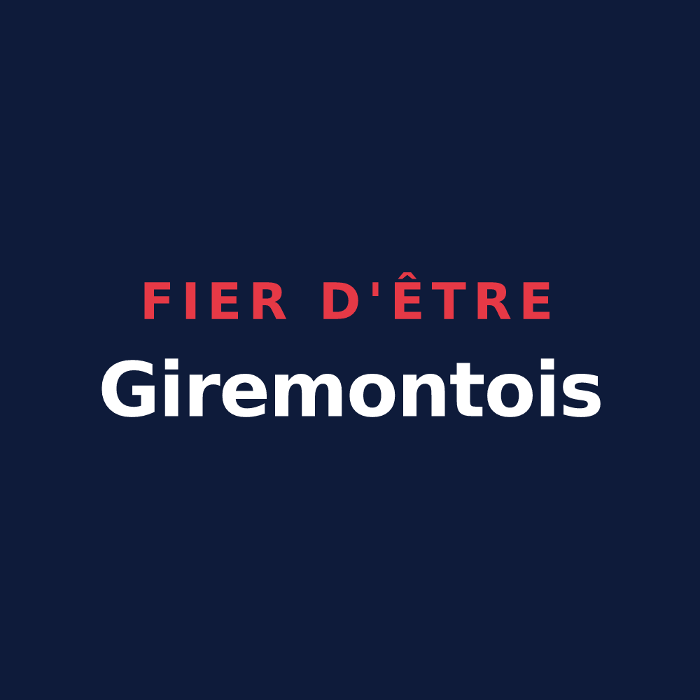 T-shirt « Fier d'être Giremontois » — design pour Giremoutiers