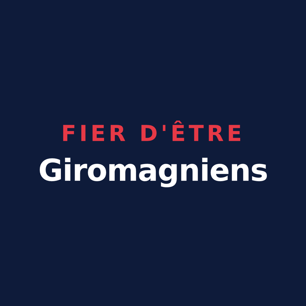 T-shirt « Fier d'être Giromagniens » — design pour Giromagny