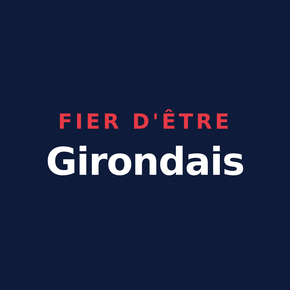 T-shirt « Fier d'être Girondais » — design pour Gironde-sur-Dropt
