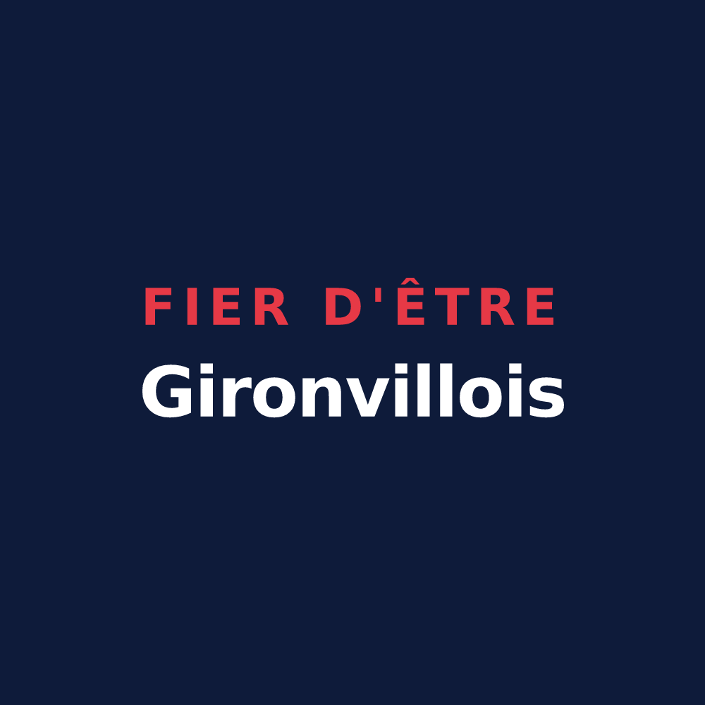 T-shirt « Fier d'être Gironvillois » — design pour Gironville