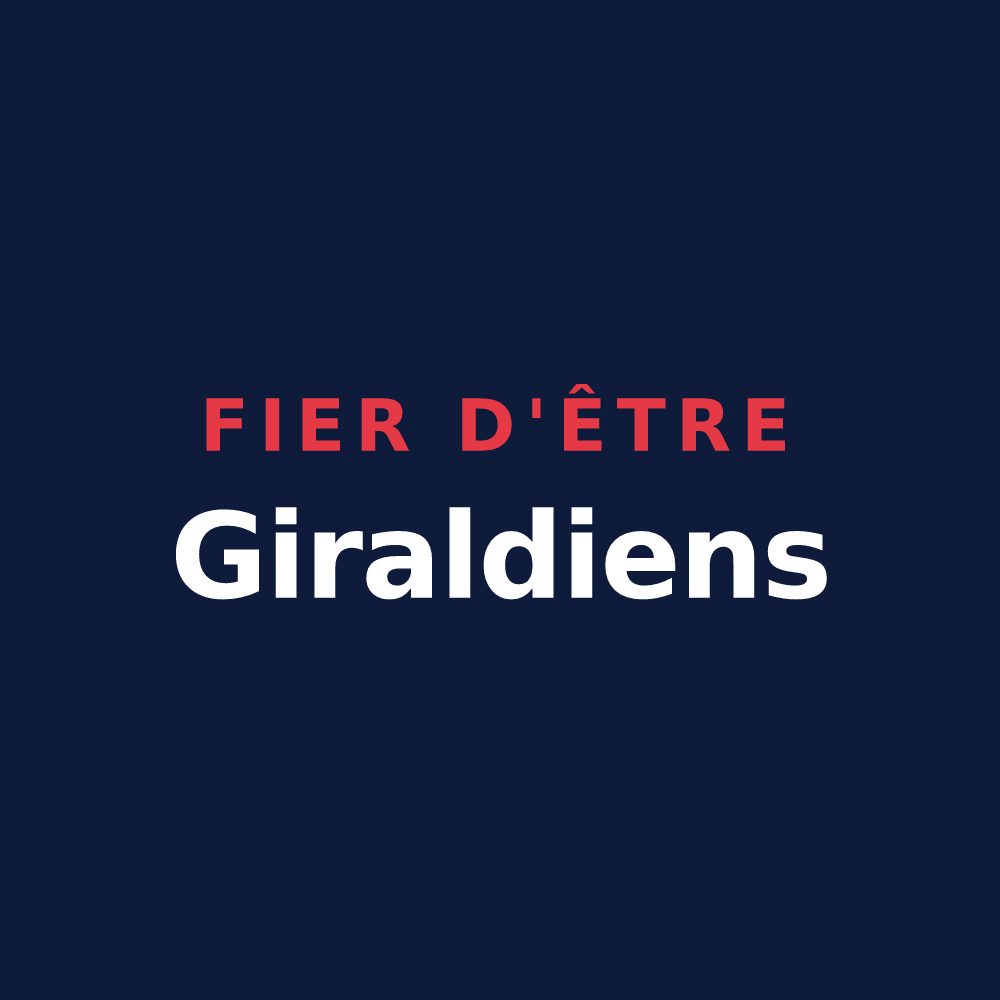 T-shirt « Fier d'être Giraldiens » — design pour Giroux