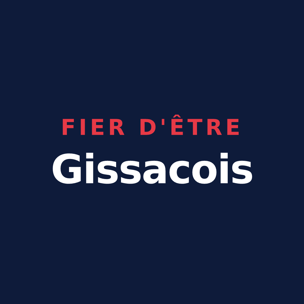 T-shirt « Fier d'être Gissacois » — design pour Gissac